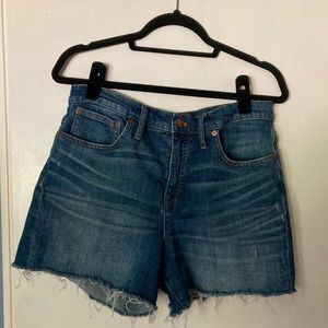 High waisted Madewell shorts